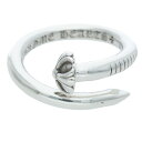 クロムハーツ Chrome Hearts サイズ:15.5号 NAIL CRSBALL ネイルクロスボール シルバーリング(シルバー 7.76g)【106052】【SJ02】【小物】【中古】bb396#rinkan*B