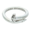 クロムハーツ Chrome Hearts サイズ:15号 NAIL CRSBALL ネイルクロスボール シルバーリング(シルバー 7.37g)【106052】【SJ02】【小物】【中古】bb396#rinkan*B