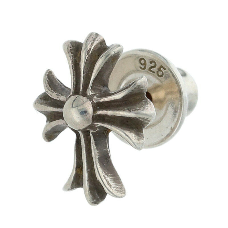 クロムハーツ Chrome Hearts　 No2 CH CRS CHクロススタッド シルバーピアス(シルバー 0.81g)【206052】【NO05】【小物】【中古】bb450#rinkan*B(4)