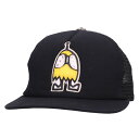 クロムハーツ Chrome Hearts サイズ:ONE SIZE MATTYBOTレザーパッチ付きメッシュ帽子(ブラック×イエロー)【035052】【SS07...