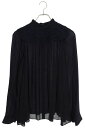 クロエ Chloe サイズ:34 17AHT03-17A068 エンブロイダリーチュニックトップス(ネイビー)【035052】【BS99】【レディース】【中古】bb51#rinkan*B