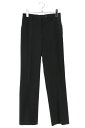 プラダ PRADA サイズ:38 RN98339 CA34767 センタープリレススラックスロングパンツ(ブラック)【106052】【BS99】【レディース】【中古】bb455#rinkan*B