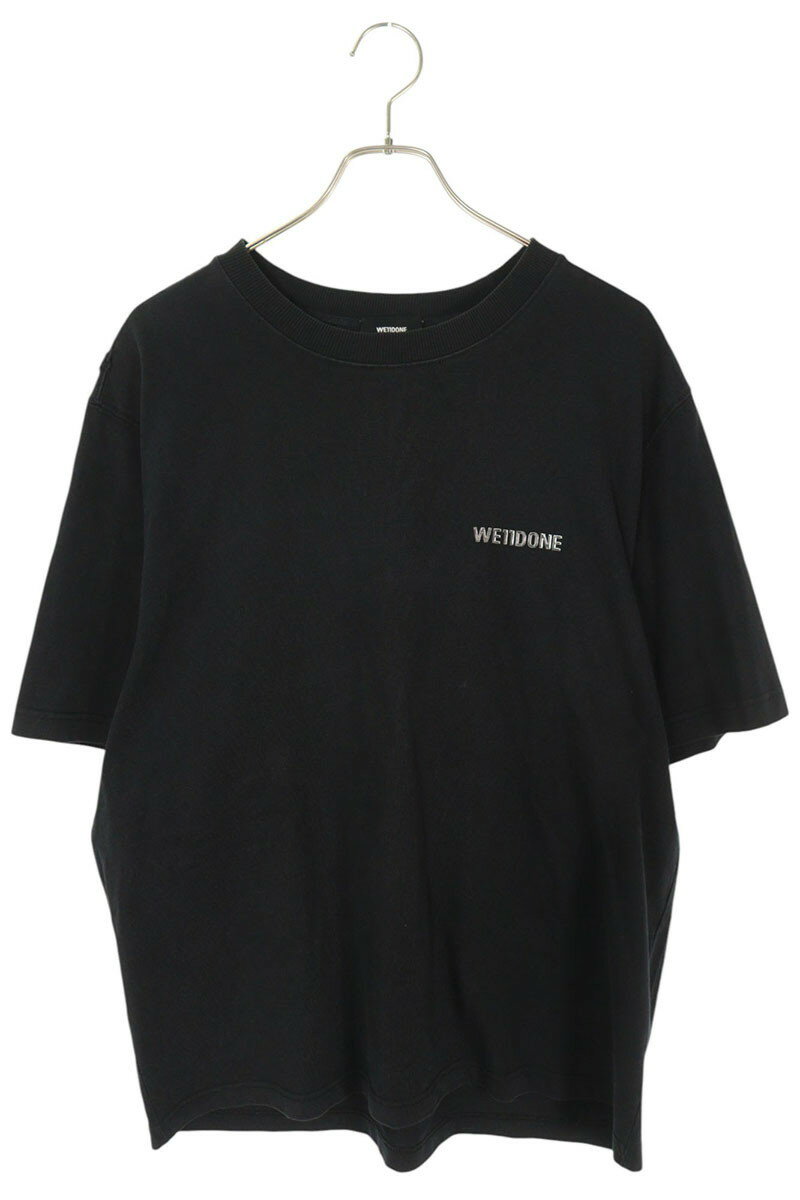 【関税込み】We11done ブラック コットン 長袖Tシャツ 楽天市場】ウェルダン We11Done(柄ロゴ)(トップス|メンズ