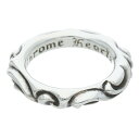 クロムハーツ Chrome Hearts サイズ:14号 SCRL BAND スクロールバンド シルバーリング(シルバー 7.66g)【406052】【NO05】【小物】【中古】bb377#rinkan*B