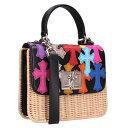 クロムハーツ Chrome Hearts GROW UP マルチクロスパッチ付き2WAYレザーショルダーバッグ(マルチ×ブラック×ベージュ)【506052】【...