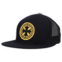 クロムハーツ Chrome Hearts サイズ:ONE SIZE TRUCKER CAP CHプラスサークルワッペンメッシュ帽子(ブラック×イエロー)【106...
