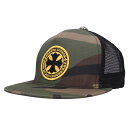 クロムハーツ Chrome Hearts サイズ:ONE SIZE CHプラスサークルワッペンメッシュ帽子(グリーン調×イエロー)【106052】【SS07】【...