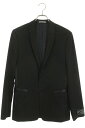 ディオールオム Dior HOMME サイズ:46 833C210Y4178 アトリエロゴパッチノッチドラペル2Bテーラードジャケット(ブラック)【206052】【BS99】【メンズ】【中古】bb394#rinkan*B