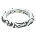 クロムハーツ Chrome Hearts サイズ:11号 SCRL BAND スクロールバンド シルバーリング(シルバー 8.4g)【606052】【NO05】【小物】【中古】bb432#rinkan*B