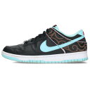 ナイキ NIKE サイズ:27.5cm DUNK LOW RETRO SE BARBER SHOP DH7614-001 ダンクローバーバーショップスニーカー(ブラック×ライトブルー)【806052】【BS99】【メンズ】【小物】【中古】bb411#rinkan*B