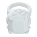 クロムハーツ Chrome Hearts サイズ:13号 COCK&TAIL PLSTC RING シリコンラバーリング(ホワイト 6.21g)【606052】【GZ11】【小物】【中古】bb448#rinkan*B