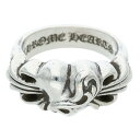 クロムハーツ Chrome Hearts サイズ:18.5号 FLRL CRS HRT フローラルハート シルバーリング(シルバー 15.42g)【606052】【GZ11】【小物】【中古】bb448#rinkan*B
