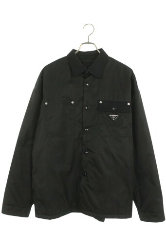 プラダ PRADA サイズ:L SC796M Re-Nylon三角ロゴプレートジャケットブルゾン(ブラック)【506052】【OS06】【メンズ】【中古】bb205#rinkan*B プラダ PRADA サイズ:L SC796M Re-Nylon三角ロゴプレートジャケットブルゾン(ブラック)【506052】【OS06】【メンズ】【中古】bb205#rinkan*B