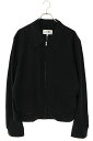 エムエムシックス MM6 サイズ:50 25SS SH2AM0028 シルクジップアップブルゾン(ブラック)【506052】【SB01】【メンズ】【レディース】...