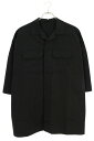 リックオウエンス Rick Owens サイズ:52 25SS RU01E5298-TE マグナムトミー半袖シャツ(ブラック)【606052】【SS13】【メンズ】【新古品】bb20#rinkan*N