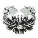 クロムハーツ Chrome Hearts サイズ:15.5号 DBL FLRL CRS ダブルフローラルクロス シルバーリング(シルバー 17.92g)【606052】【SJ02】【小物】【中古】bb412#rinkan*B