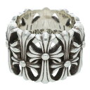 クロムハーツ Chrome Hearts サイズ:18号 CEMETERY セメタリークロス シルバーリング(シルバー 25.78g)【906052】【SJ02】【小物】【中古】bb389#rinkan*B