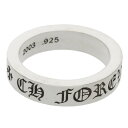 クロムハーツ Chrome Hearts サイズ:26号 6mm SPACER FOREVER 6mmスペーサーフォーエバー シルバーリング(シルバー 13.32g)【606052】【GZ11】【小物】【中古】bb297#rinkan*B