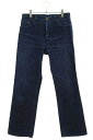 クロムハーツ Chrome Hearts サイズ:31インチ DNM PANTS HRSSHE INDIGO デニムパンツ 旧式 フレアニーウォッシュインディゴ...