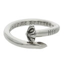 クロムハーツ Chrome Hearts サイズ:21号 NAIL CRSBALL ネイルクロスボール シルバーリング(シルバー 7.36g)【806052】【OS06】【小物】【中古】bb346#rinkan*A