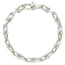 ティファニー TIFFANY&Co. サイズ:S HardWear ハードウェア スモールリンクシルバーブレスレット(シルバー 16.7g)【706052】【OM10】【小物】【中古】bb328#rinkan*B