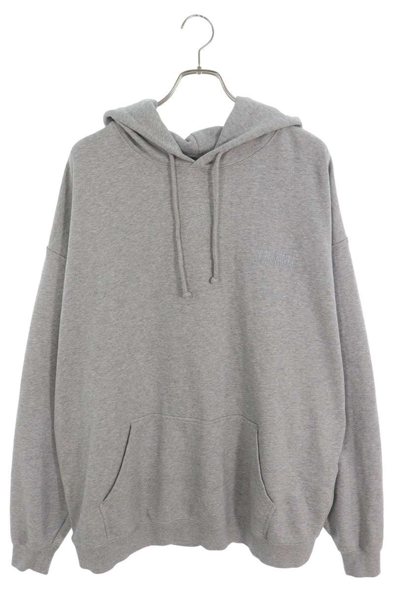 VETEMENTS ヴェトモン プリントプルオーバーフーディ グレー 楽天市場】ヴェトモン(パーカー|トップス):メンズ