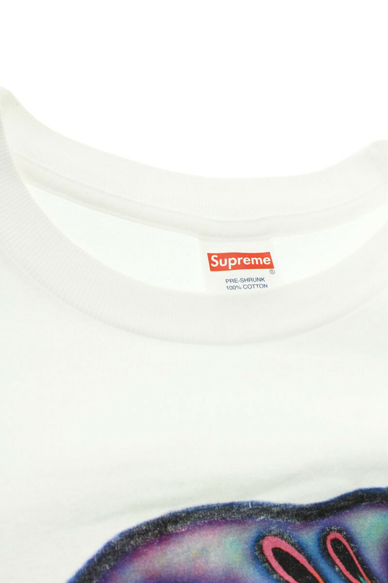 シュプリーム SUPREME　サイズ:L 21SS Snake Tee スネークプリントTシャツ(ホワイト)【016052】【FK04】【メンズ】【中古】bb315#rinkan*B