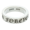 クロムハーツ Chrome Hearts サイズ:20.5号 6mm SPACER FOREVER 6mmスペーサーフォーエバー シルバーリング(シルバー 11.35g)【216052】【OS06】【小物】【中古】bb223#rinkan*B