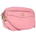 コーチ COACH CC386 レザーショルダーバッグ(ピンク)【107052】【BS99】【小物】【中古】bb212#rinkan*A(4)