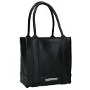 クロムハーツ Chrome Hearts TOTE MINI トートミニ レザートートバッグ(ブラック×シルバー)【116052】【SS07】【小物】【中古】...