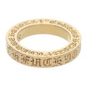 クロムハーツ Chrome Hearts サイズ:4.5号 22K 3mm SPACER FUCKYOU 3mmスペーサーファックユー ゴールドリング(イエローゴールド 9.75g)【116052】【SJ02】【小物】【中古】bb17#rinkan*B