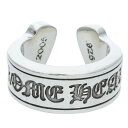 クロムハーツ Chrome Hearts サイズ:15号 LG SCROLL LABEL ラージスクロールラベル シルバーリング(シルバー 17.97g)【716052】【OS06】【小物】【中古】bb317#rinkan*B