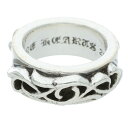 クロムハーツ Chrome Hearts サイズ:8号 DBL NARROW VINE BAND ダブルナローヴァインバンド シルバーリング(シルバー 13.57g)【516052】【SS07】【小物】【中古】bb134#rinkan*B