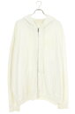 クロムハーツ Chrome Hearts サイズ:XL WWW.CHROMEHEARTS.COM HOODIE オンライン限定ホースシューバックプリントジップパーカー(ホワイト)【516052】【GZ11】【メンズ】【中古】bb295#rinkan*C