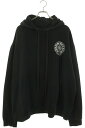 クロムハーツ Chrome Hearts サイズ:XXL SWTSHRT PLV マリブ限定ホースシューバックプリントパーカー(ブラック×ホワイト)【416052】【OM10】【メンズ】【中古】bb380#rinkan*B
