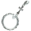 クロムハーツ Chrome Hearts EWLP SCRL アイウェアループ スクロールバンドネックレストップ(シルバー 14.95g)【416052】【SJ02】【小物】【中古】bb212#rinkan*B