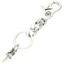 クロムハーツ Chrome Hearts サイズ:ショート CLP CHN CLASSIC-S ショートクラシックリンク シルバーキーチェーン(シルバー 51.37g)【716052】【SJ02】【小物】【中古】bb212#rinkan*B