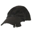 バレンシアガ BALENCIAGA サイズ:L 744299 410B2 ロゴ刺繍リングキャップ(ブラック)【316052】【SS13】【小物】【中古】bb421#rinkan*B