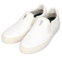 クロムハーツ Chrome Hearts サイズ:40 SLIP ON CHプラスレザーパッチダガー付レザースリッポン(ホワイト×シルバー)【416052】【SS07】【メンズ】【小物】【中古】bb377#rinkan*B(4)