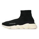 バレンシアガ BALENCIAGA サイズ:44 SPEED TRAINER スピードトレーナーソックススニーカー(ブラック×ホワイト)【716052】【BS99】【メンズ】【小物】【中古】bb78#rinkan*C