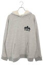 クロムハーツ Chrome Hearts サイズ:XL 7-11 HOODIE バックCHロゴクロス刺繍プルオーバーパーカー(グレー)【416052】【SJ02】【メンズ】【中古】bb82#rinkan*S