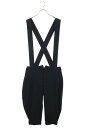 コムデギャルソンシャツ COMME des GARCONS SHIRT サイズ:XS S27936 コットンハーフパンツオーバーオール(ネイビー)【107052】【BS99】【メンズ】【中古】bb429#rinkan*B