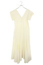 ジルサンダー JILSANDER サイズ:34 JSPS710063 スリーブレスロングワンピース(ホワイト)【107052】【BS99】【レディース】【中古】bb33#rinkan*C