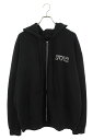 クロムハーツ Chrome Hearts サイズ:XL SWTSHRT HD ZIP FOTI フォティバックプリントジップパーカー(ブラック×シルバー)【616052】【OS06】【メンズ】【中古】bb410#rinkan*B
