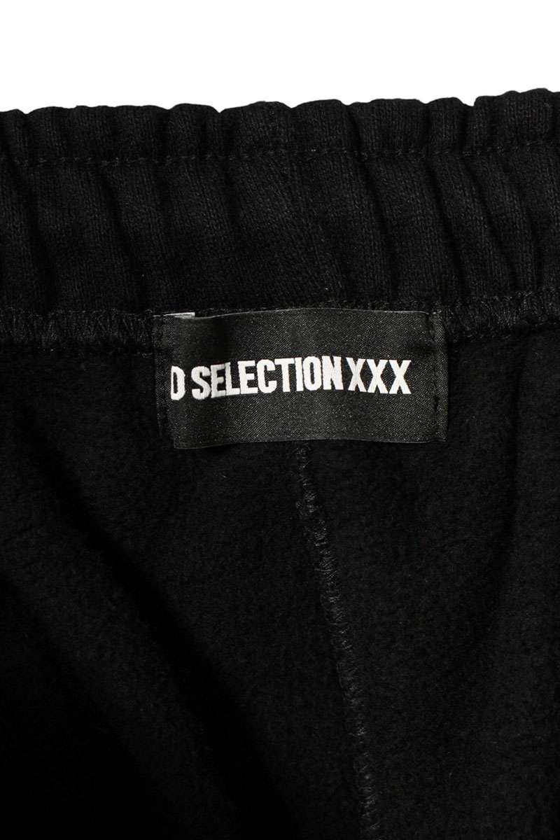 ゴッドセレクショントリプルエックス GOD SELECTION XXX　サイズ:XL ロゴワッペンスウェットロングパンツ(ブラック)【107052】【BS99】【メンズ】【中古】bb18#rinkan*B