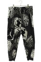 ナイキ NIKE サイズ:XL HF9301-045 総柄スウェットロングパンツ(ブラック×グレー)【107052】【BS99】【メンズ】【中古】bb339#rinkan*B