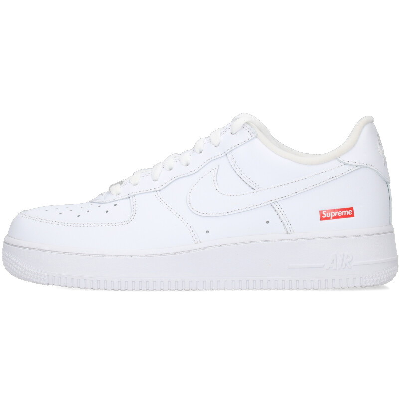 ナイキ NIKE ×シュプリーム SUPREME サイズ:28cm AIR FORCE 1 LOW SP CU9225-100 エアフォース1スニーカー(ホワイト)【107052】【BS99】【メンズ】【小物】【中古】bb33#rinkan*B