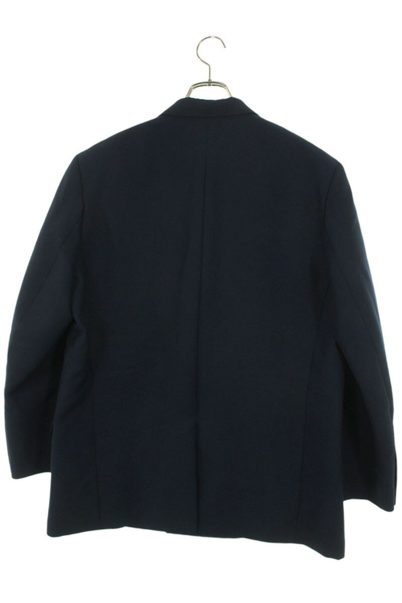 ディオール DIOR　サイズ:50 943C204A4441 ピークドラペルダブルブレストジャケット(ネイビー)【107052】【BS99】【メンズ】【中古】bb384#rinkan*C