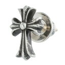 クロムハーツ Chrome Hearts No2 CH CRS CHクロススタッド シルバーピアス(シルバー 0.82g)【226052】【GZ11】【小物】【中古】bb187#rinkan*B