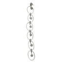 クロムハーツ Chrome Hearts PAPER OVAL STAR DROP シルバーピアス(シルバー 13.12g)【126052】【SS07】【小物】【中古】bb378#rinkan*B